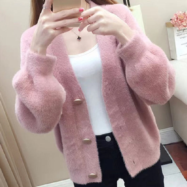 Suéter Tejido Holgado y Elegante para Mujer