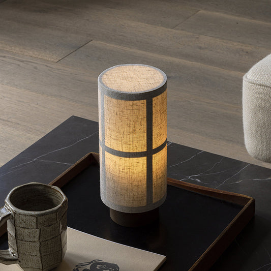 Lámpara de Mesa Estilo Japonés Minimalista para Dormitorio y Sala de Estar