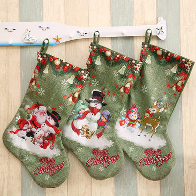 Adorno Navideño Relleno de Caramelos - Calcetín Grande para Regalos - Image 12