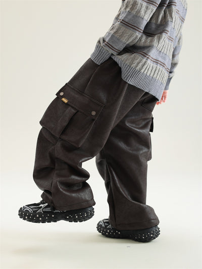 Pantalones de Trabajo en Cuero con Forro Polar para Niño - Image 15