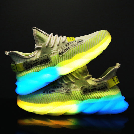 Tenis Coreanos Tejidos Voladores con Suela Transparente - Sneakers Trendy para Hombre - Image 7