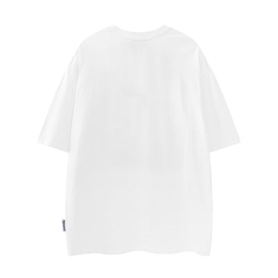 Camiseta Hombre Manga Corta Suelta Transpirable Estampado Letras Verano - Image 19