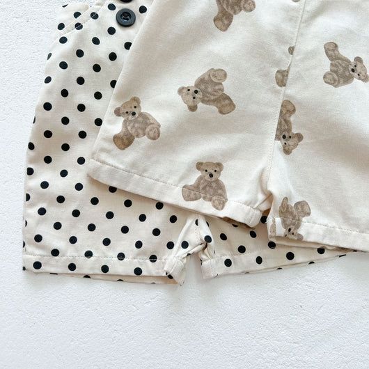 Pantalones con Tirantes Estampado Osito para Bebé y Niño Pequeño - Image 6