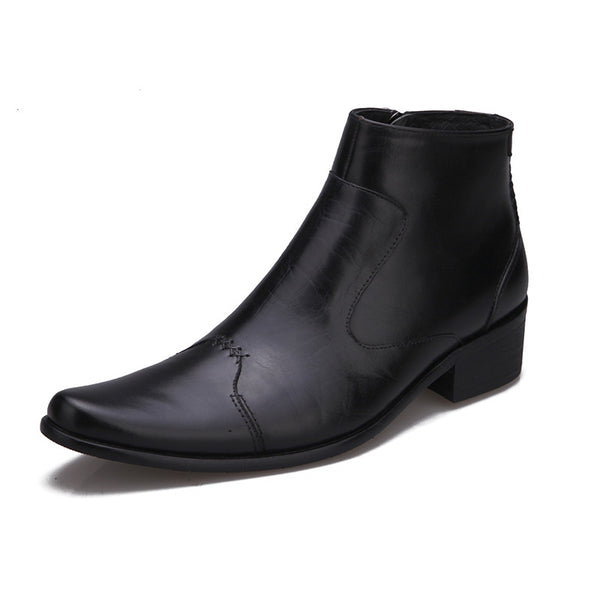 Botas Coreanas para Hombre - Estilo Barbero Moderno - Image 5