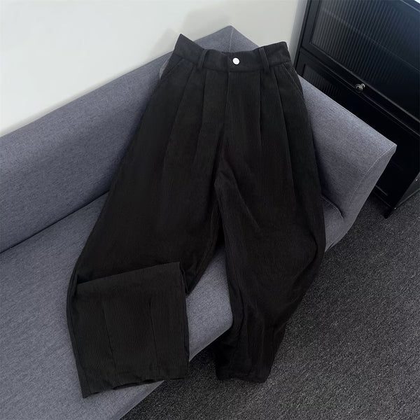 Pantalones Casuales Holgados Versátiles para Otoño e Invierno