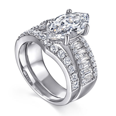 Anillo de Plata Esterlina S925 para Mujer con Circonitas Incrustadas - Image 6