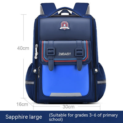 Mochila Escolar Infantil Ligera con Protección de Columna Abierta - Image 8