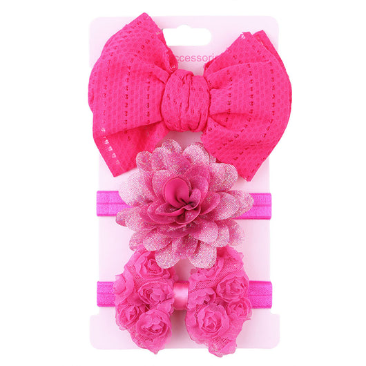 Diadema Floral para Bebé con Moño Decorativo - Image 12