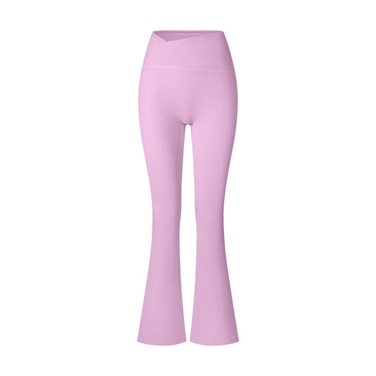 Pantalones Yoga Cintura Alta con Textura Satinada y Control Abdominal - Image 3