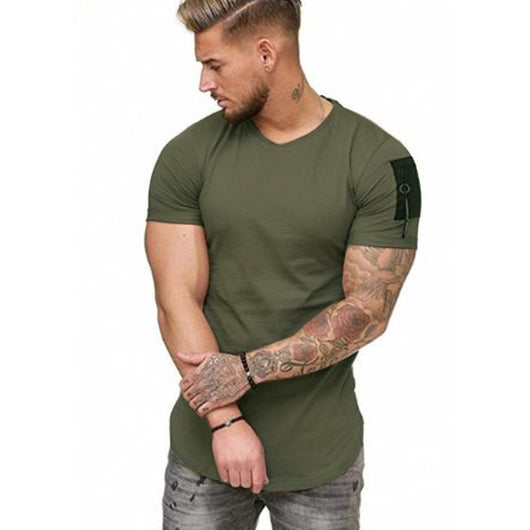 Camiseta Deportiva Slim Fit Cuello Redondo Manga Corta - Image 12