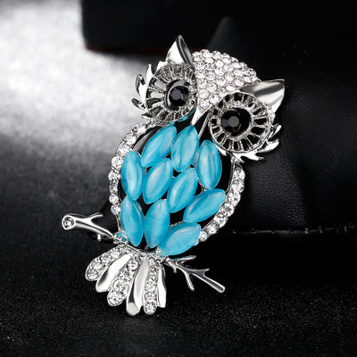 Broche Búho de Cristal Ópalo - Joya Elegante para Mayorista - Image 6