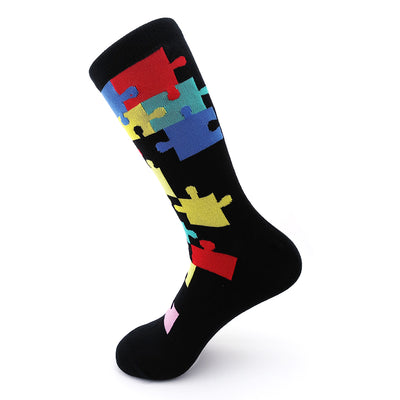 Calcetines de Algodón Retro Cálidos - Diseño Personalidad Creativa - Image 4