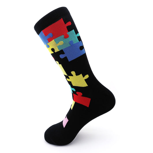 Calcetines de Algodón Retro Cálidos - Diseño Personalidad Creativa - Image 4