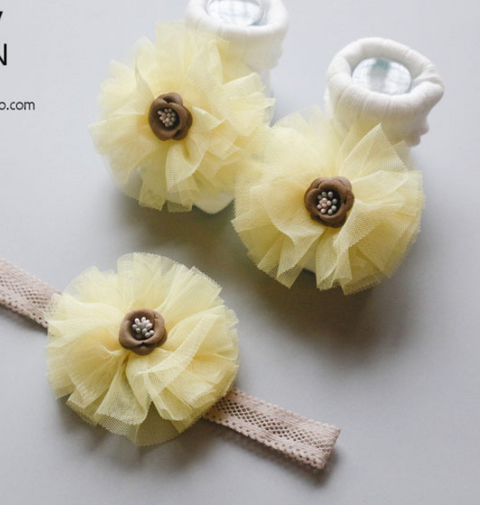Set de Diademas y Calcetines para Bebé - Image 29