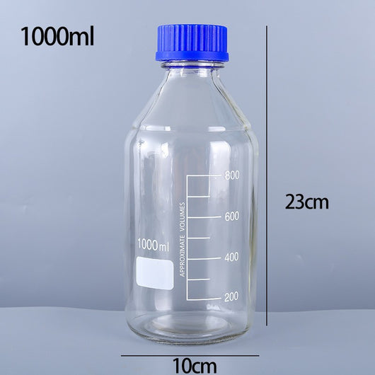 Botellas de Reactivo de Vidrio Oscuro con Tapa - 250ml, 500ml y 1000ml - Image 15
