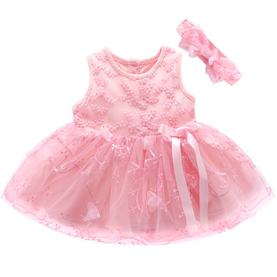 Vestido Princesa de Manga Larga para Bebé con Tiara - Image 10