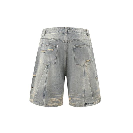 Conjunto de Camisa Vaquera Workwear Desgastada con Estilo Urbano - Image 17