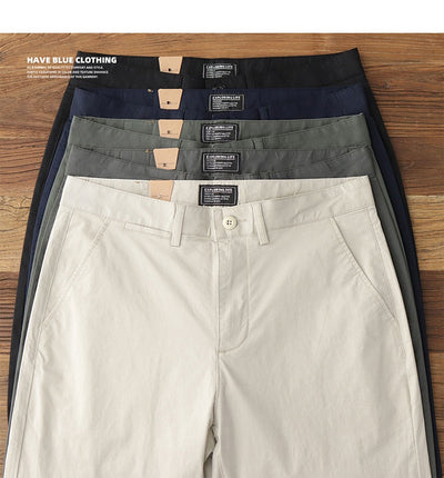 Pantalones Casuales Hombre Verano Transpirables Ajuste Cónico Elástico - Image 17