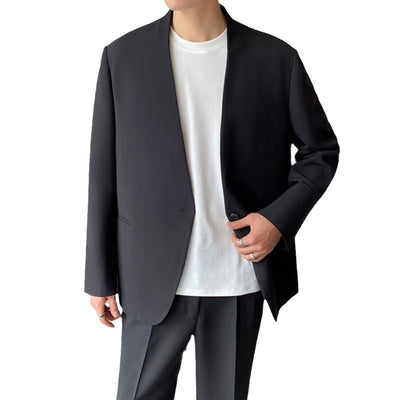 Traje Casual Hombre Estilo Coreano Moderno - Image 5