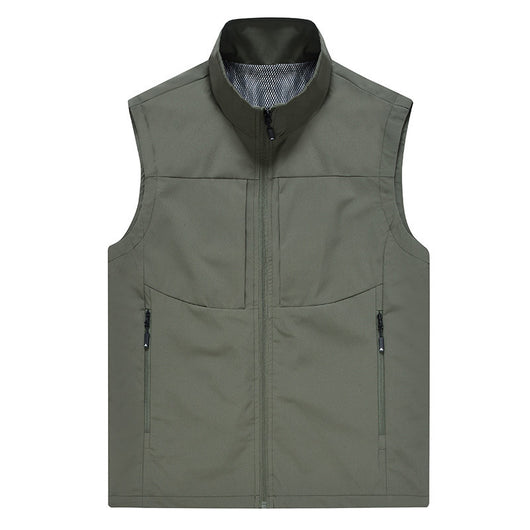 Chaleco Deportivo Transpirable con Cuello de Pie para Fotografía y Pesca - Image 8