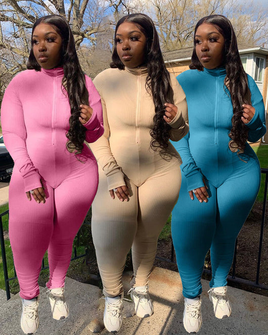 Jumpsuit Ajustado para Mujer con Escote en Pico - Image 10
