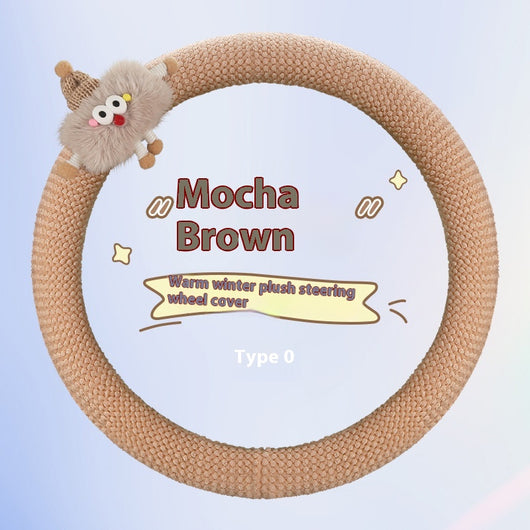 Funda Térmica de Peluche para Volante - Diseño Infantil Cartoon - Image 8