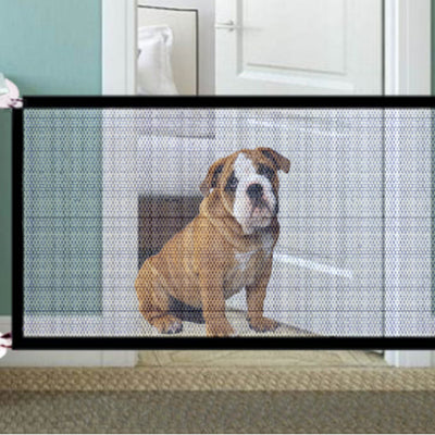 Corral Portátil de Nylon para Perros - Valla de Aislamiento Plegable