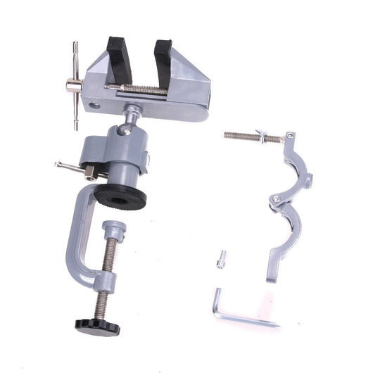 Tornillo de Banco Giratorio 360° Dual con Pinzas Universales - Image 2