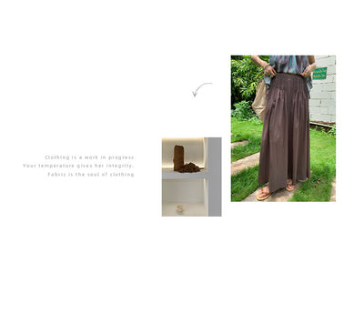 Pantalones Anchos Plisados Ligeros para Verano - Estilo Casual y Cómodo - Image 13