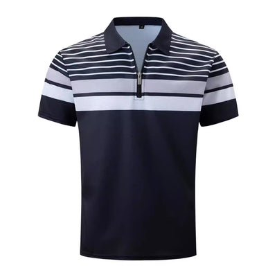 Camiseta Profesional a Rayas para Hombre - Versátil y Moderna - Image 2