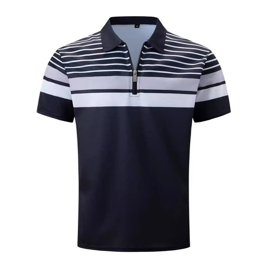 Camiseta Profesional a Rayas para Hombre - Versátil y Moderna - Image 2
