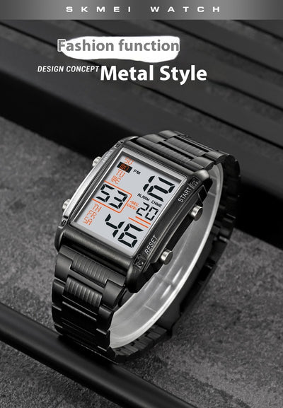 Reloj Deportivo Digital Cuadrado para Hombre con Pantalla de Fecha y Resistencia al Agua - Image 11