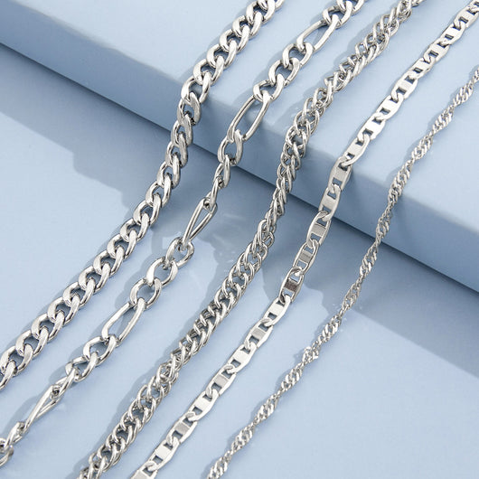 Set de 5 Tobilleras Cadena Serpiente Retro Metal Elegante - Image 15