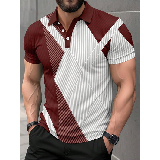 Playera Tipo Polo Cuello Solapa Estilo Urbano Primavera-Verano - Image 3