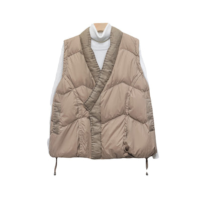 Chaleco Acolchado de Plumón 90% Cuello Alto para Mujer - Image 2