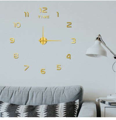 Reloj de Pared Silencioso con Luz Nocturna y Adhesivos Decorativos - Image 15