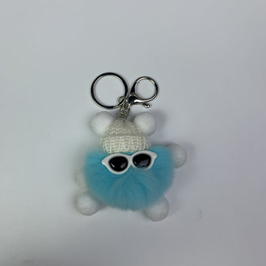 Set de Pulsera Llavero con Bolsa de Bolas de Pelo - Accesorios 4 en 1 - Image 60