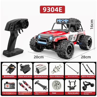 Auto Control Remoto 4x4 Todoterreno de Alta Velocidad con Ruedas Grandes - Image 8