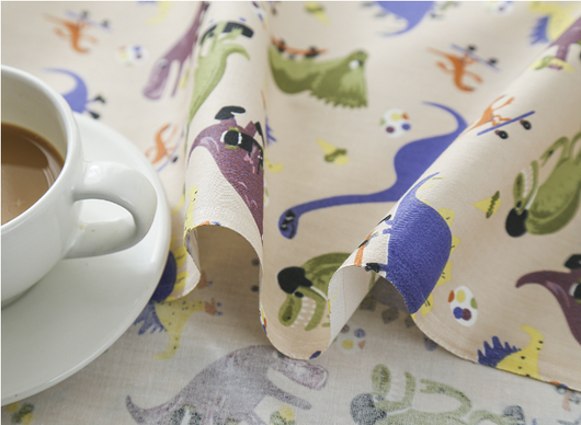 Tela Estampada de Sarga con Diseños Infantiles Creativos - Image 9