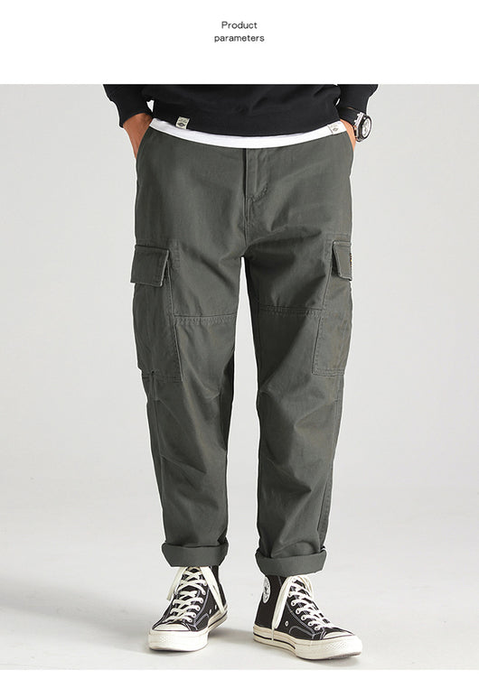 Overol Holgado Casual para Hombre con Bolsillos Amplios - Image 24