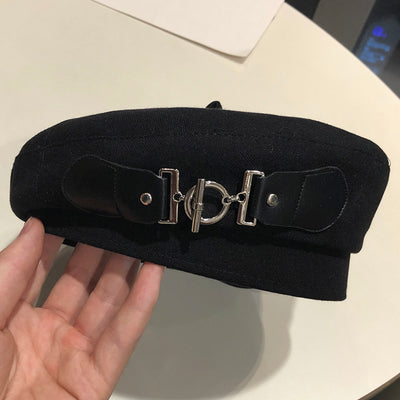 Boina Retro con Cadena de Hierro - Accesorio Versátil para Cualquier Estilo - Image 2