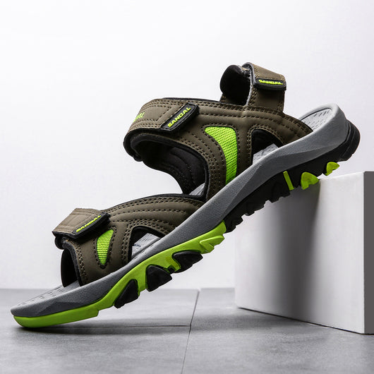 Sandalias de Cuero para Hombre - Calzado de Playa Talla Extra Grande - Image 8