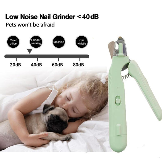 Cortauñas para Mascotas 2 en 1 con Luz LED - Tijeras de Precisión para Perros y Gatos - Image 4