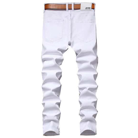 Pantalón Rotos Elástico Estilo Europeo Moderno