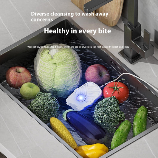 Limpiador Ultrasónico Multifuncional USB - Frutas, Verduras, Joyas y Ropa