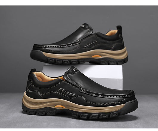 Zapatos de Cuero Casual Estilo Británico para Senderismo y Outdoor - Image 26
