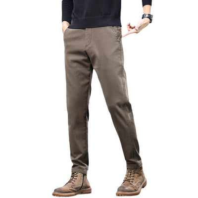 Pantalones Casuales Rectos para Hombre Chaolunbu - Corte Clásico y Cómodo - Image 5