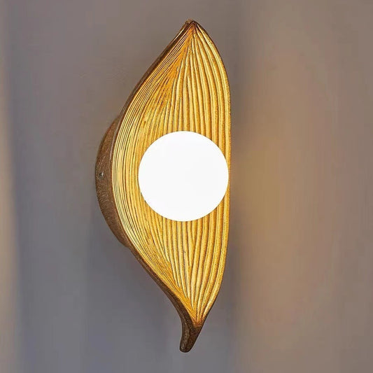 Lámpara de Pared Hoja Nórdica Estilo Japonés Silenciosa - Image 2