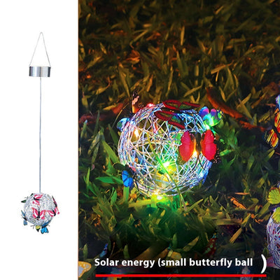 Lámpara Solar Colgante Decorativa con Mariposas Iluminadas - Image 5