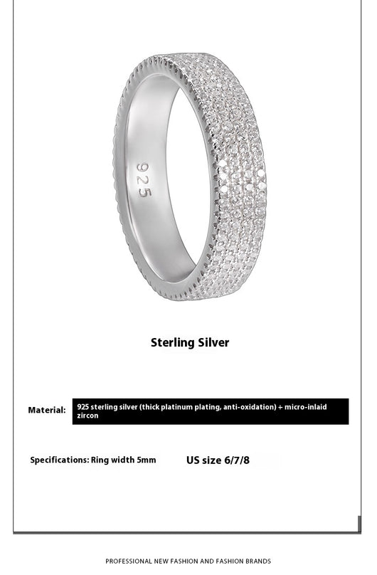 Juego de Anillos de Diamante Hip-hop para Hombre - Diseño Exclusivo - Image 10